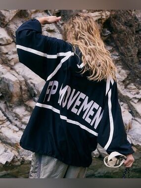 NWT: Free People Like The Wind Colorblock Jacket